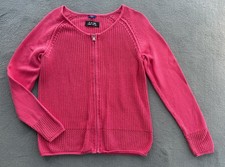 CECIL Wunderschöne rosa Strickjacke für Damen Größe L Super Sitz toller Zustand
