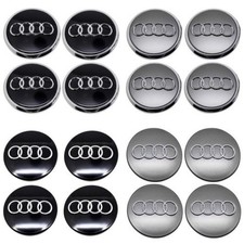 4x Schwarz Nabendeckel