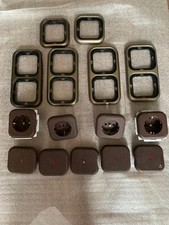 Busch Jaeger LX Konvolut Mahagonibraun Bronze Steckdose Schalter Rahmen