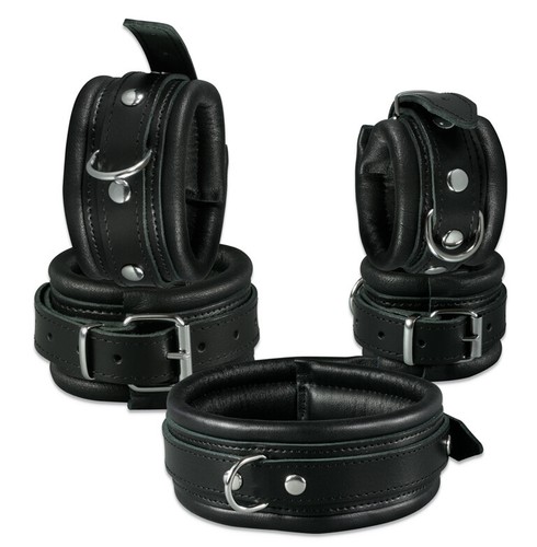 Bdsm fesseln bondage set leder - bdsm,