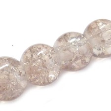 Glasperlen Crackle rund 8 mm
