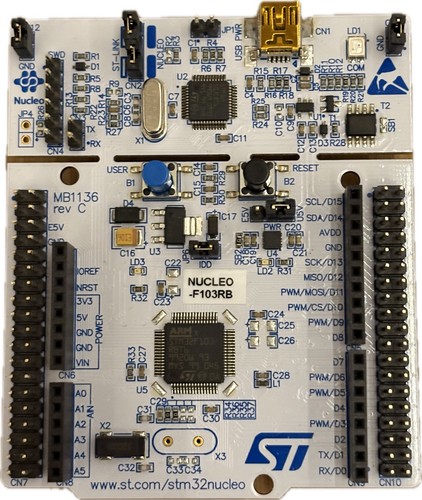 Stm32f103rb nucleo arm - stm32f103rb, nucleo-64