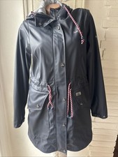 Inselleben Damen Regenmantel Regenjacke Friesennerz Gr. M Marine Dunkelblau