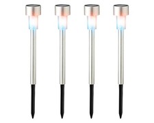 4 LED Solar Außenleuchten