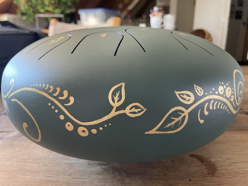 Steel tongue drum - steel, –