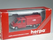 (BUS-2) Herpa 043083 Mercedes Sprinter Doka Pritsche der Feuerwehr in OVP