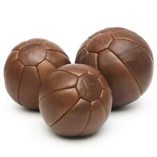 Medizinball Echtleder 1-5 kg Vintage Retro Gymnastik Sport Fitness Krafttraining