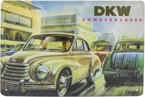 Geprägtes blechschild dkw - blechschild,