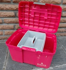 Busse Putzbox mit Henkel und herausnehmbarer Ablage * rosa * 38 x 27 x 25 cm