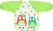 1 St¡§? Kinder Kunst Kittel Kinder Langarm wasserdichte Malsch¡§?rzen mit Eulend