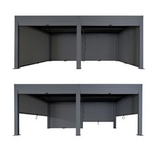 Pergola Lamellendach sturmfest