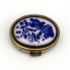 Vintage Pillendose Schmuckbox