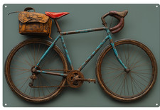 Dekoratives Blechschild