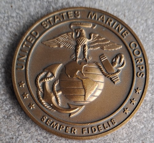 Army marines challenge coin - us,