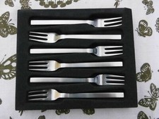 WMF NOMOS, 6 Kuchengabeln, ovp., Cromargan ***