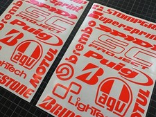 Decal Set 22pcs R1 R6 CBR GSXR