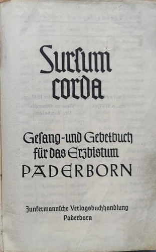 Sursum corda gesang und - sursum,