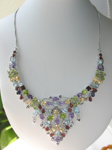 Jugendstil silber collier - silber,
