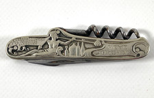 Werbemesser Gerresheimer Glashüttenwerke ca. 1900 F.W. Backhaus Ohligs Solingen