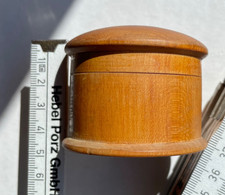 Holzdose mit deckel rund - mit, deckel,