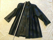 Luxus Jacke, Leder Mantel, in