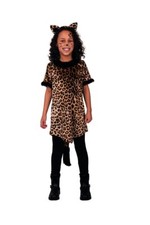 Leoparden Kleid mit Haarreif