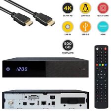 AB PULSe 4K UHD 1xDVB-S2X H.265 HDR10 PVR LAN E2 Linux Sat Receiver 500GB