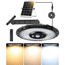 Moderne Solar Hängeleuchte mit 3 Farbtemperaturen &  für Außenbereiche