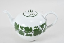 N92Q82- Meissen Weinlaub Porzellan Teekanne Deckel mit Blütenknauf 1. Wahl 