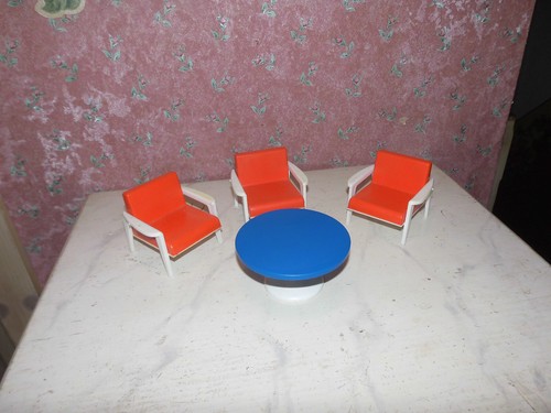 Alter sessel tisch 60er - 3, x