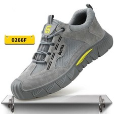 Arbeitsschuhe Sommer Herren Sicherheitsschuhe Stahlkappe Atmungsaktiv Sportliche