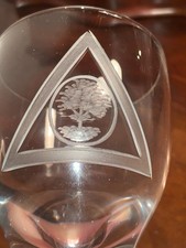 Freimauer Glas Becher Kelch