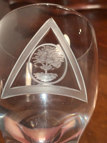 Freimauer glas becher kelch - glas,