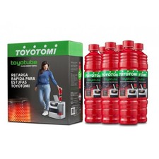 TOYOTOMI Zibro - Toyotube - Öl für Öfen 6 Kanister 1.4 Lt 4963505120269
