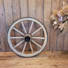 altes Rad Wagenrad Holzrad Ø 60 cm mit 10 Sprossen