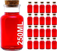 250 ml l Runde Glasflasche mit