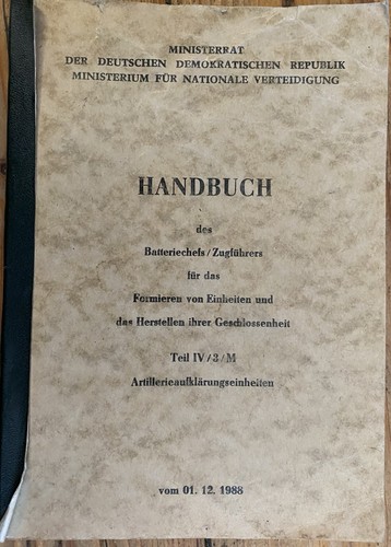 Handbuch des kompaniechefs - handbuch,