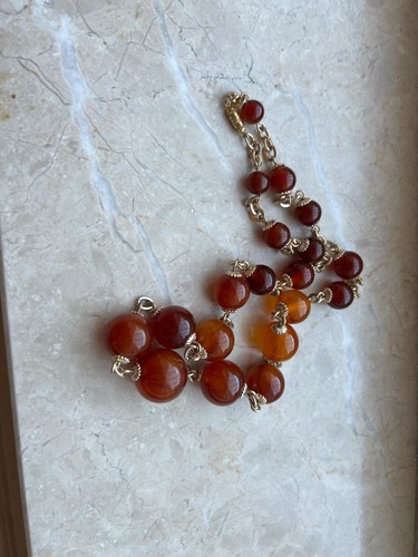 Vintage halskette kette - vintage, art