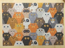 Katzen-Puzzle 500 Teile, Lais Puzzle, Sehr Schön