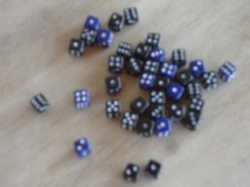 Mini Würfel 6 mm in Farbe