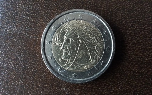Euro münze italien 2002 r - euro,