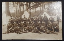 (2876) Photo Postkarte Soldaten Frankreich Regiment 101 / Lager Zelte
