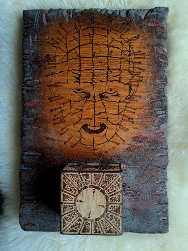 Hellraiser holzreliev diorama - holzreliev,