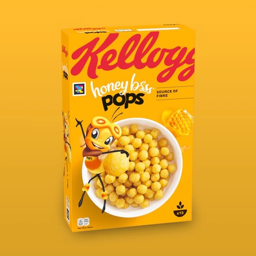 Kellogg honey bsss pops - honey,