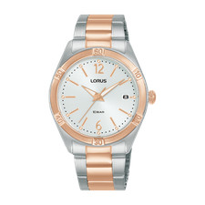 LORUS Armbanduhr Damen RH982QX9 Quarzuhr Gliederarmband Edelstahl 34mm