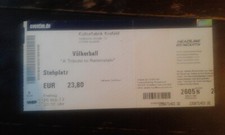 Völkerball Ticket A Tribute to Rammstein 2017 Krefeld