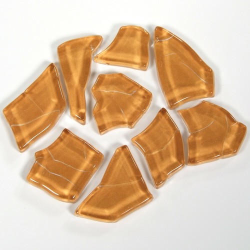 Mosaik crash glas braun - mosaik,