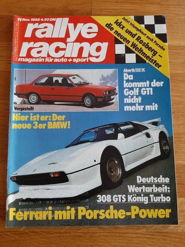 Rallye racing 1982 fiat - rallye, 11/1982