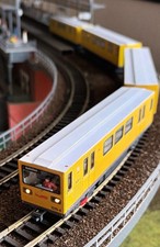 Berliner U Bahn Giesela G1 mit Halling Motor, Lichtwechsel u. Innenbeleuchtung