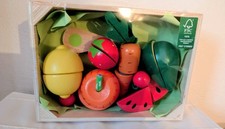 Holzkiste Früchte und Gemüse